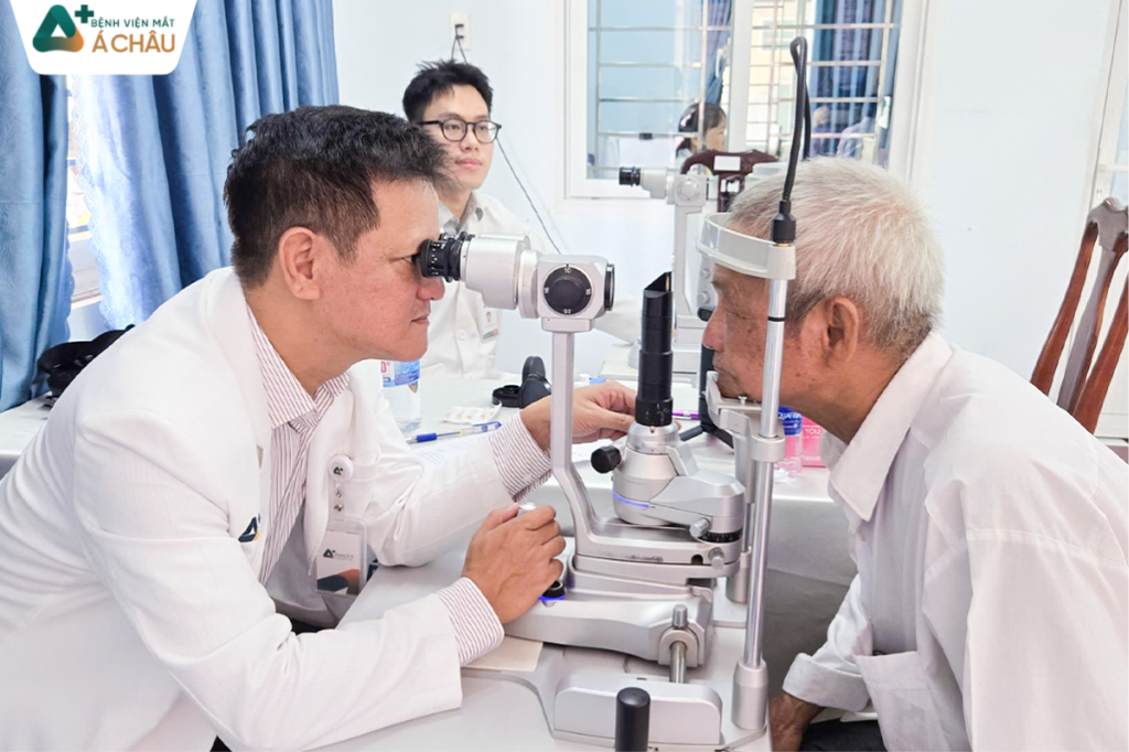 các hoạt động khám mắt