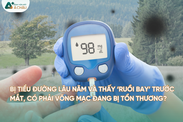 [HỎI ĐÁP CHUYÊN GIA] Bị tiểu đường lâu năm và thấy ‘ruồi bay’ trước mắt, có phải võng mạc đang bị tổn thương?