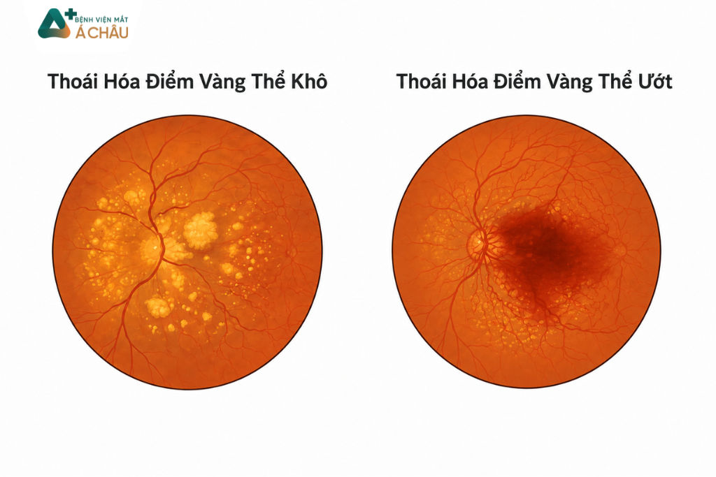 các dạng thoái hoá điểm vàng
